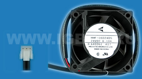 Melco Technorex Fan 2-wire no sensor .10A 24V Replaced TSF613A2401, ASF603A2403, MMF-06D24DS-R17, TYP614H