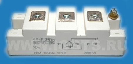 Силовой модуль Semikron SKM195GAL123D IGBT 195A 1200V