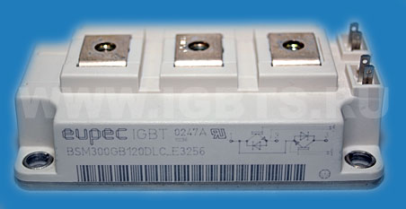 Силовой модуль Eupec IGBT module BSM300GB120DLC  300A 1200V