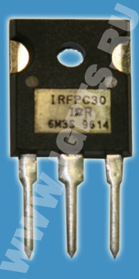 Полевой транзистор MOSFET 600V 4,3A Корпус TO-247AC