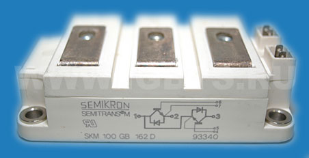 Силовой модуль Semikron SKM100GB162D  IGBT 100A 1200V