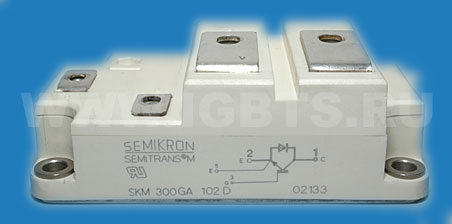 Силовой модуль Semikron SKM300GA102D IGBT 300A 1000V