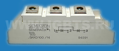 Semikron Power Module 100A 1400V