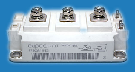 Силовой модуль Eupec  IGBT module FF300R12KE3  300A 1220V