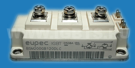 Силовой модуль Eupec BSM200GB120DLC  IGBT 200A 1200V DUAL
