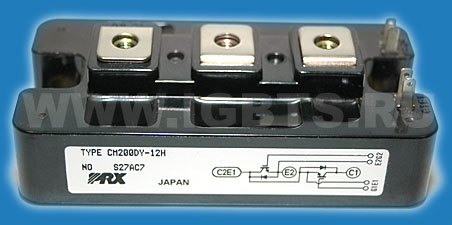 Силовой модуль Powerex IGBT module CM200DY-12H  200A 600V