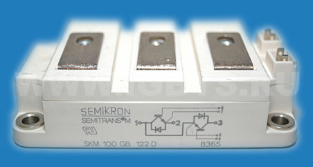 Силовой модуль Semikron SKM100GB122D IGBT 100A 1200V