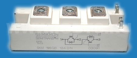 Силовой модуль Semikron SKM195GB124DN IGBT 200A 1200V