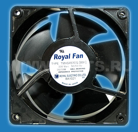 Вентилятор Royal Electric Fan 230V 50/60Hz 20/18W