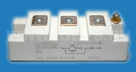 Силовой модуль Semikron SKM100GAL173D IGBT 100A 1700V