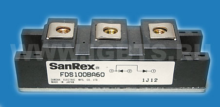 Sanrex Diode Module 100A 600V