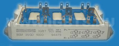 Силовой модуль Eupec IGBT BSM25GD100D 25A 1000V