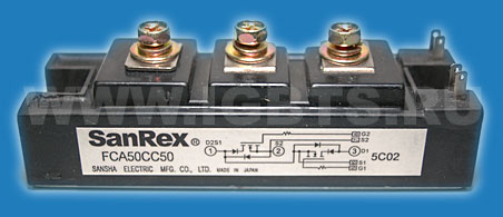 Sanrex Power MOSFET  Module 50A 500V