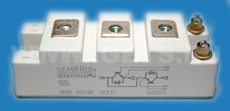 Силовой модуль Semikron SKM50GB123D IGBT 50A 1200V
