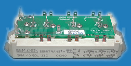 Силовой модуль Semikron IGBT 40A 1200V снят с производства. Аналог - SKM40GD123D